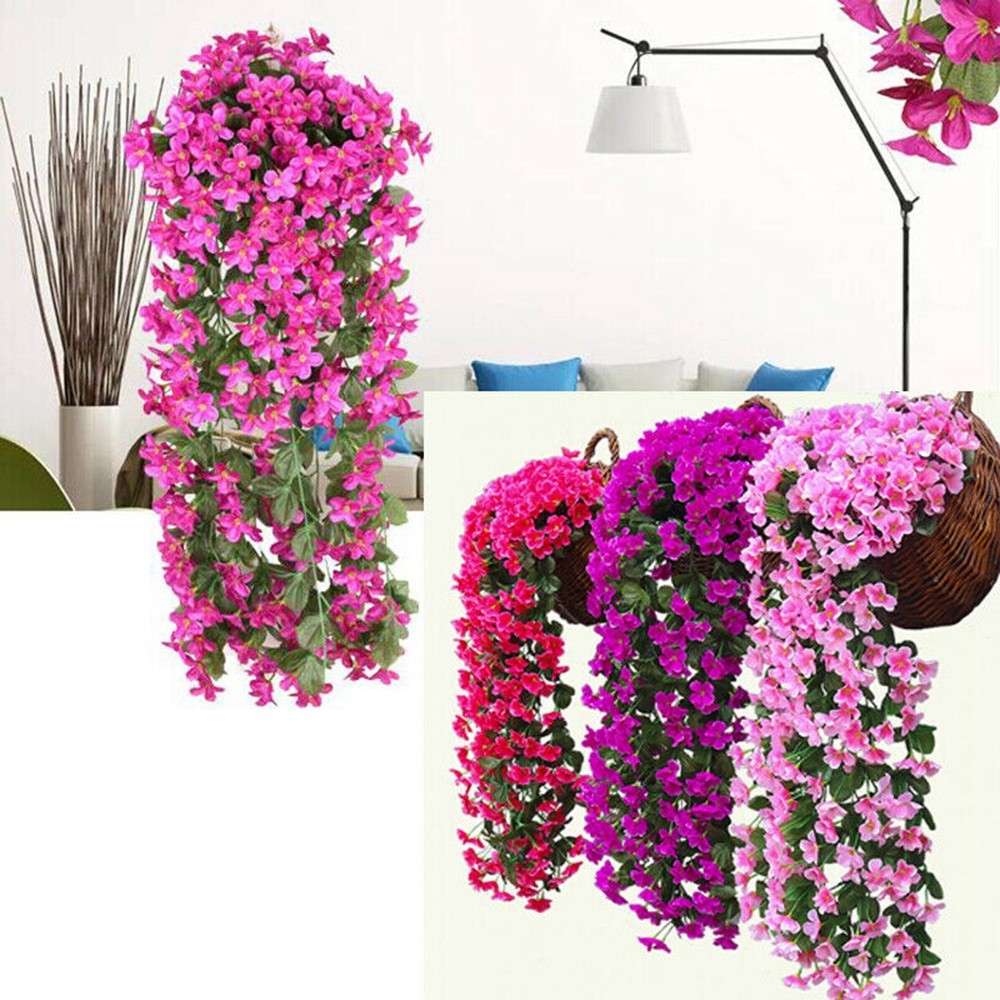Wedding Artifical Flowers Vine Hanging Plant Party Decor Artifical Set