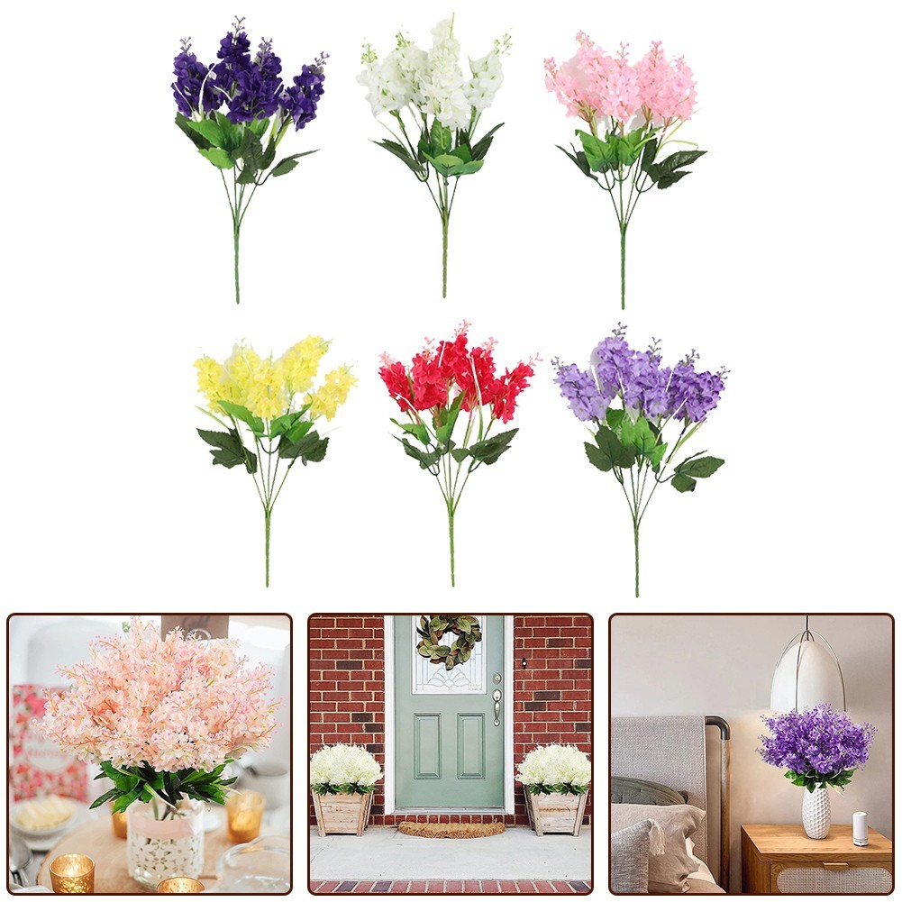 Vibrant Hyacinth Wisteria Artificial Flower for Home and Event Decoration