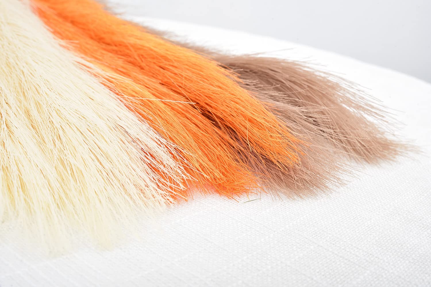 LSKYTOP Orange Pampas Grass Decor,23Inch 12pcs Faux Pampas Grass Bouquets Art…