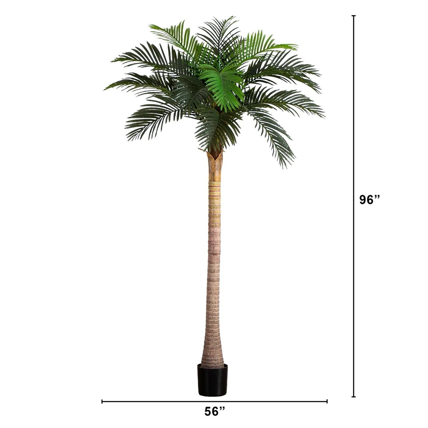 8’ Artificial Coconut Palm Tree. Retail $259