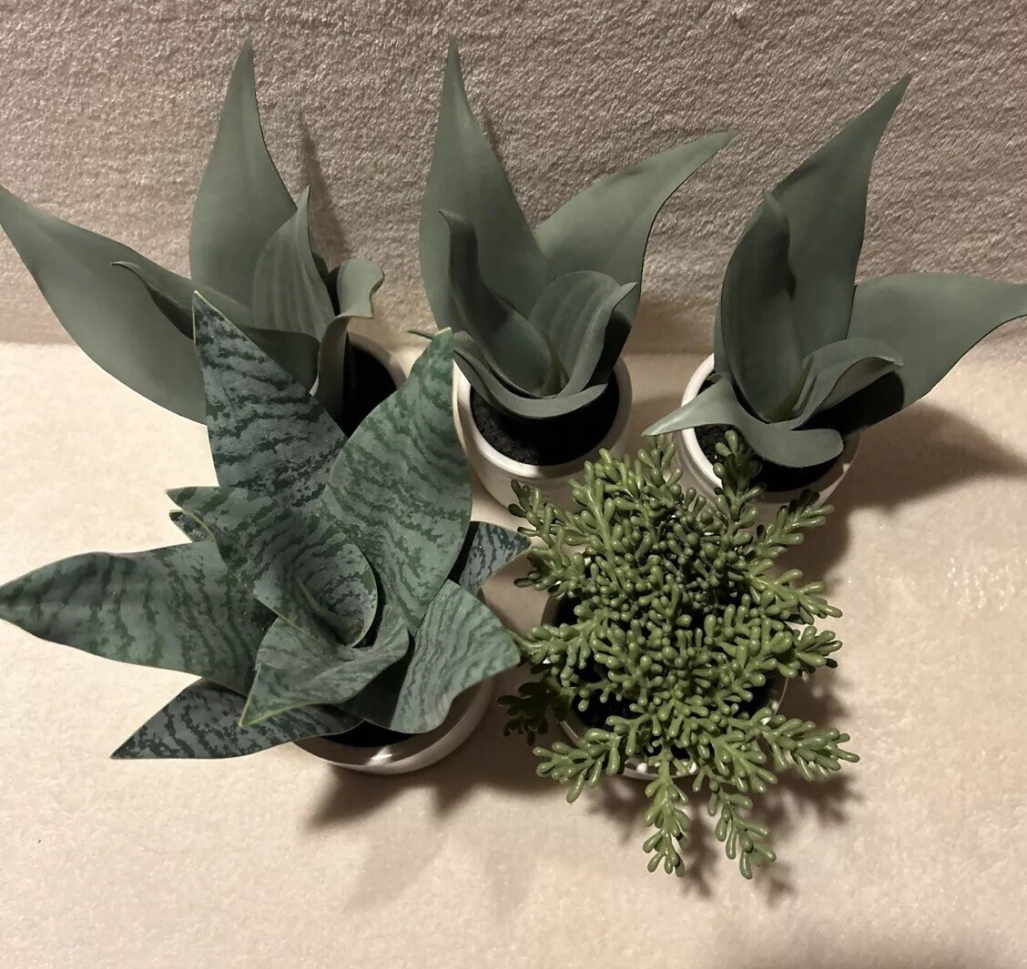 5 Faux Potted Houseplants Threshold 3-4 Inch Pots