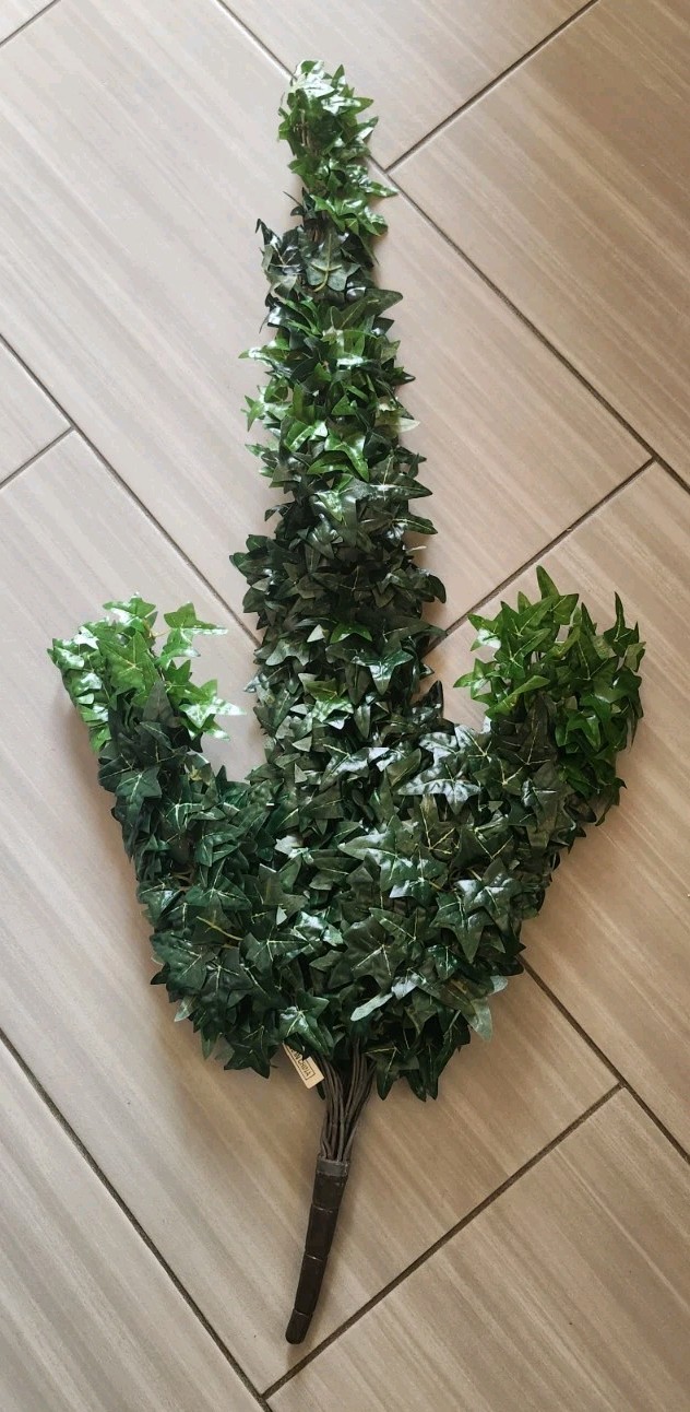 New Artificial Silk Faux Green Ivy Plant Pick Stem Bunch Approx 31″ 14″ Inches