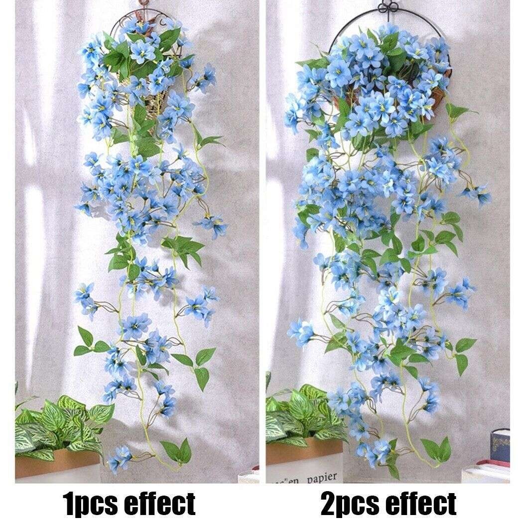 Artificial Fake Flower Ivy Vine Hanging Garland Plants Wedding Home Garden Decor