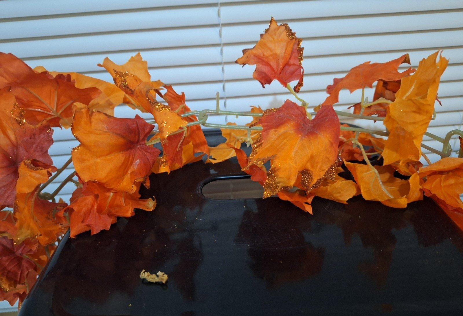 Fall Decor lot Floral Arrangement, garland & doorhanger