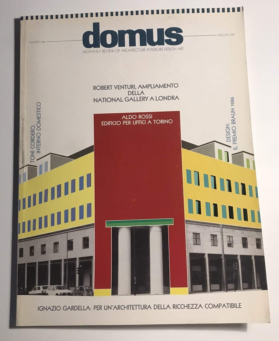Ottagono no 85 anno 1987 Italian Architecture Magazine Architettura boxAR3_3 –