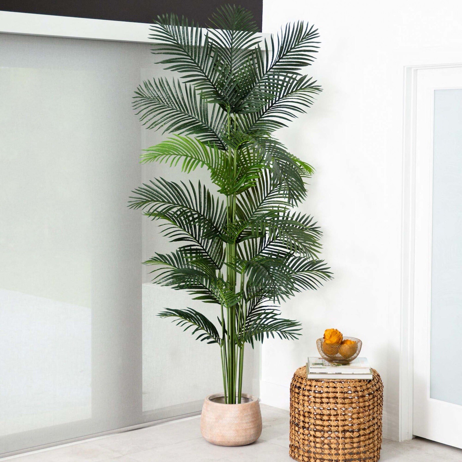 8’ Artificial Paradise Tropical Palm Tree Home Decor. Retail $199