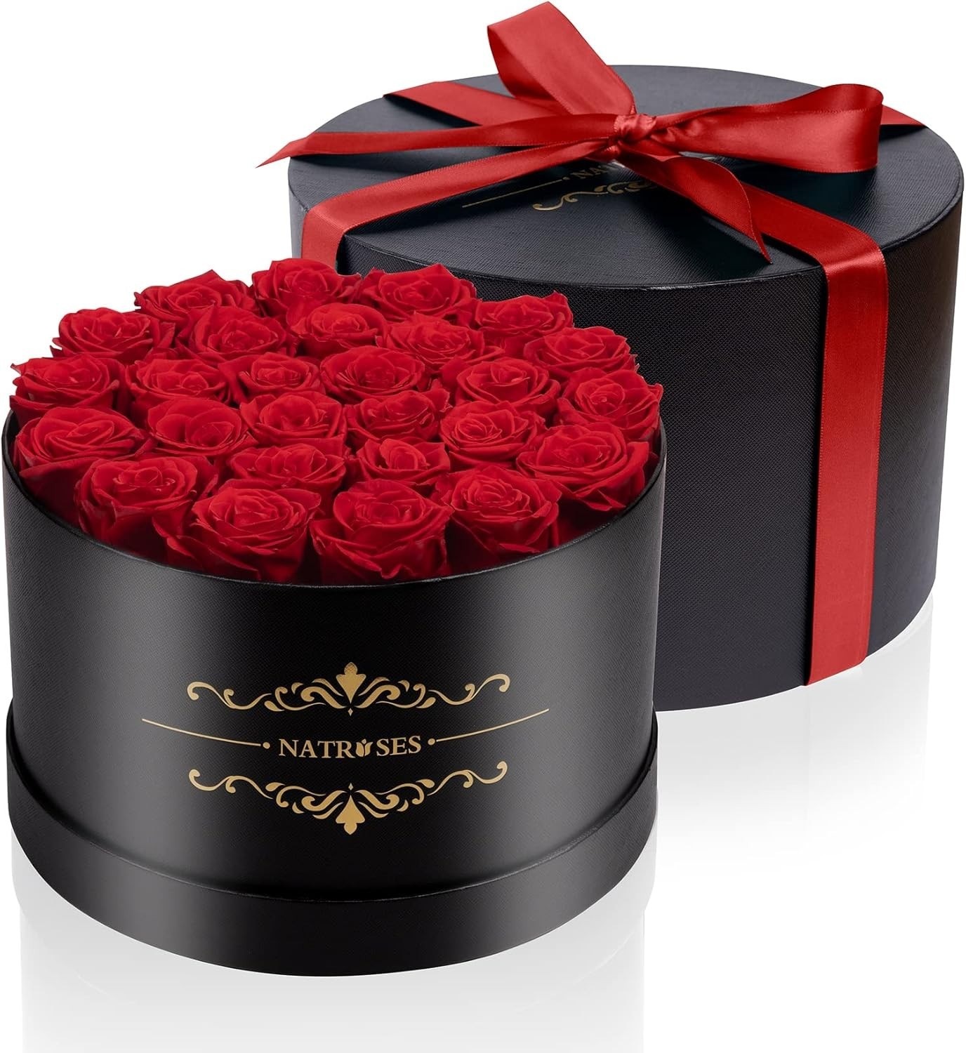 Gifts for Her 27 Piece Forever Preserved Roses in a Box, Preserved Flowers fo…