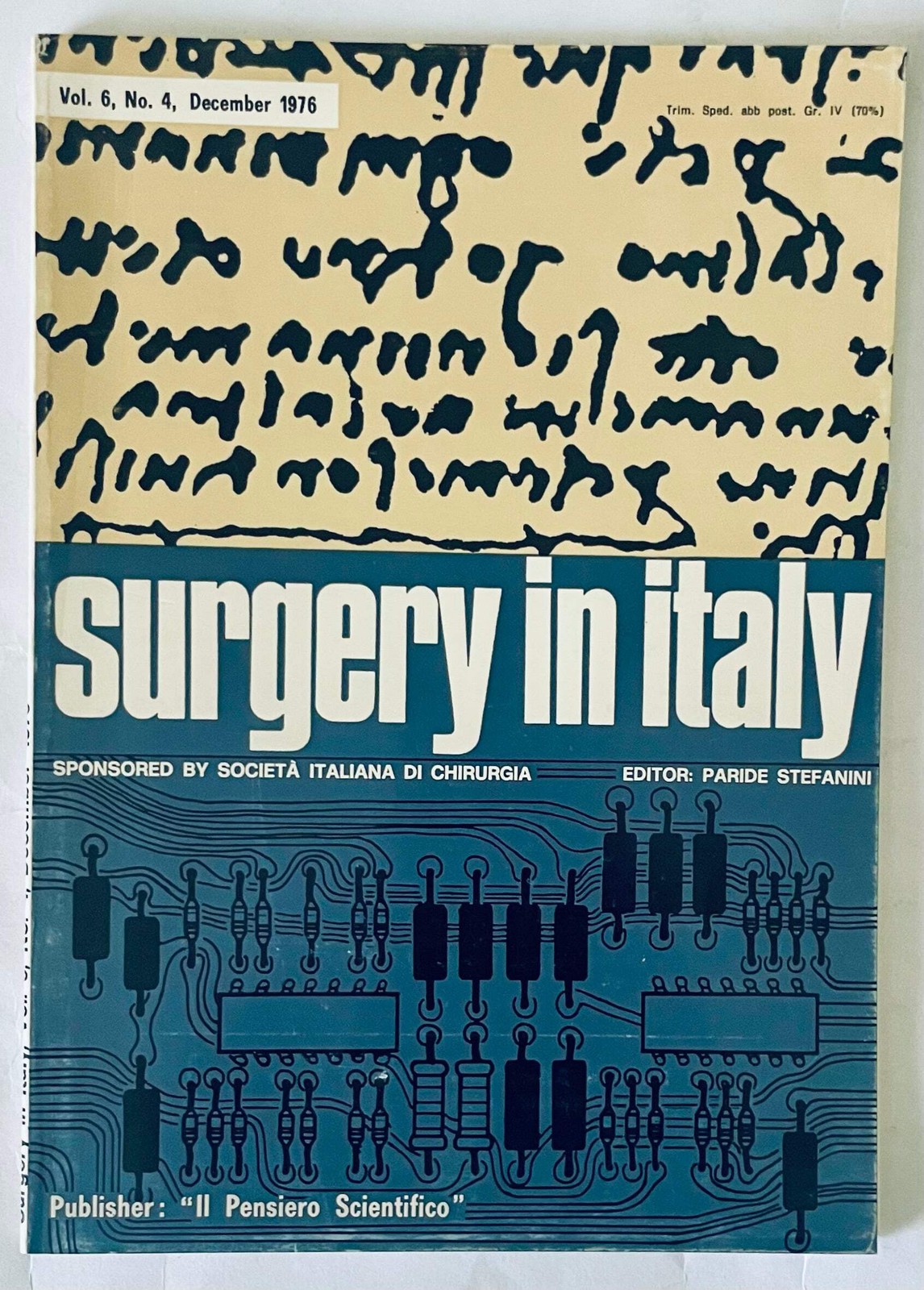 SURGERY IN ITALY | VOL. 6 no 4 DECEMBER 1976 | PARIDE STEFANINI –