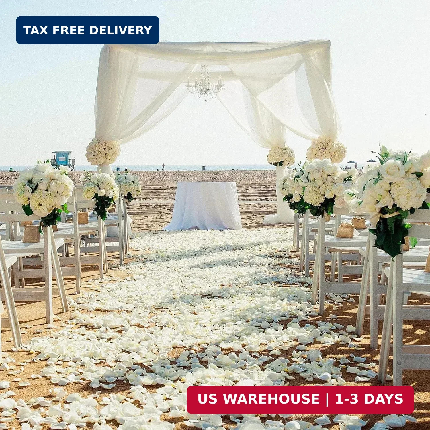 Ouddy Decor 5000 Pcs Rose Petals Artificial Flower for Valentine’s Wedding Decor