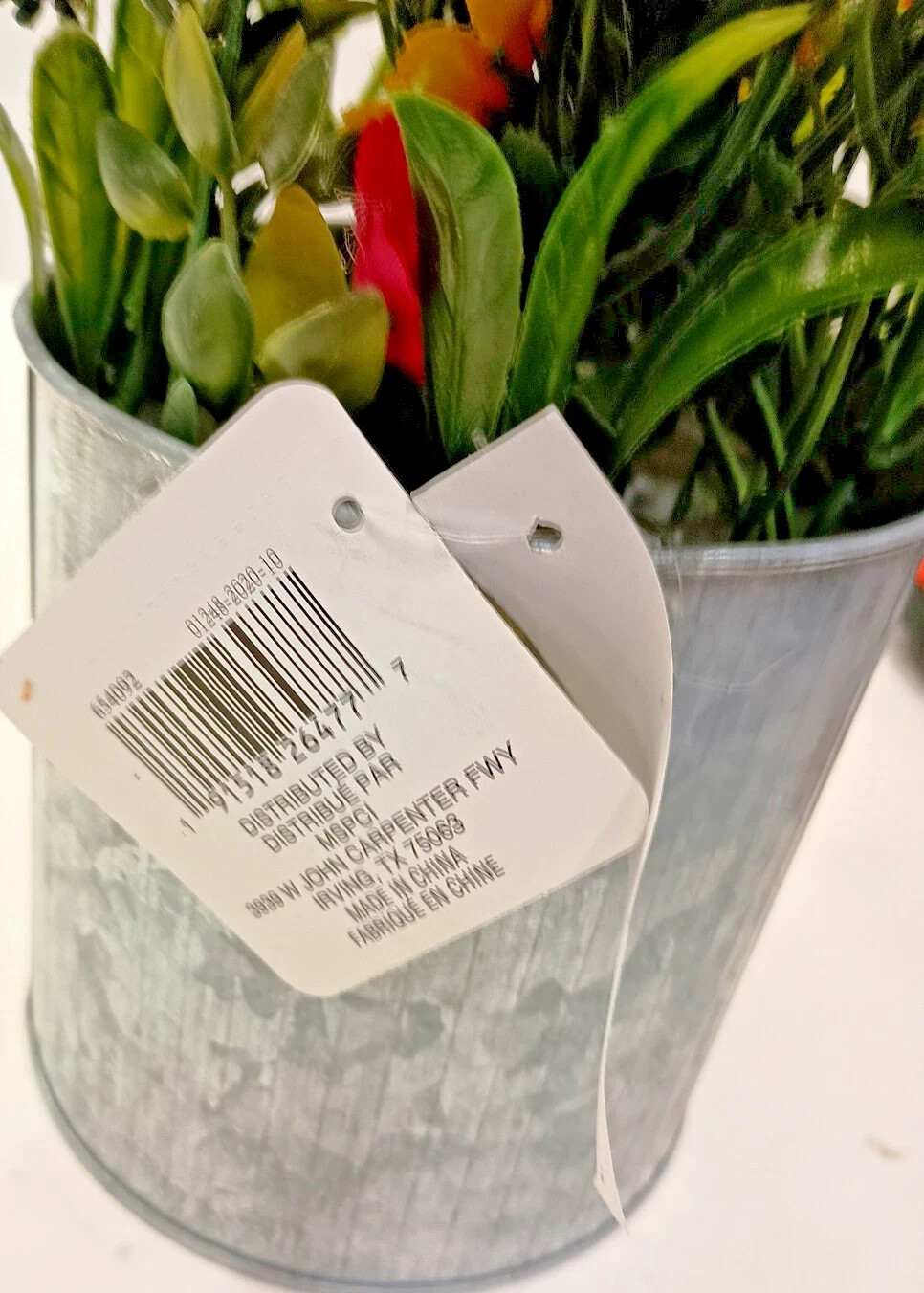 Ashland Artificial Faux Plants Tabletop Centerpiece with 2 Pack Potted Decor