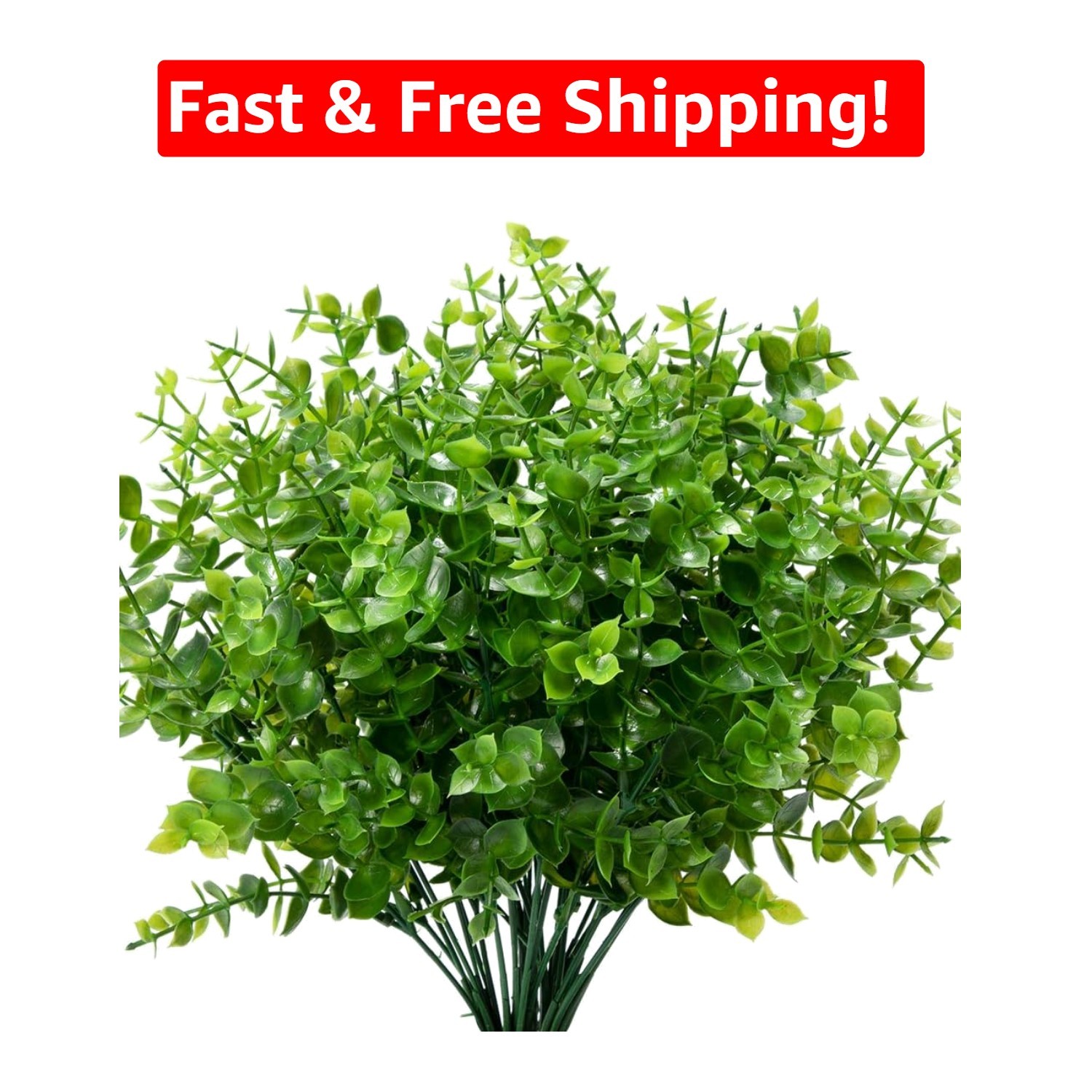 Transform Your Space: 8 Bundles of Faux Boxwood Stems for Indoor & Outdoor Use