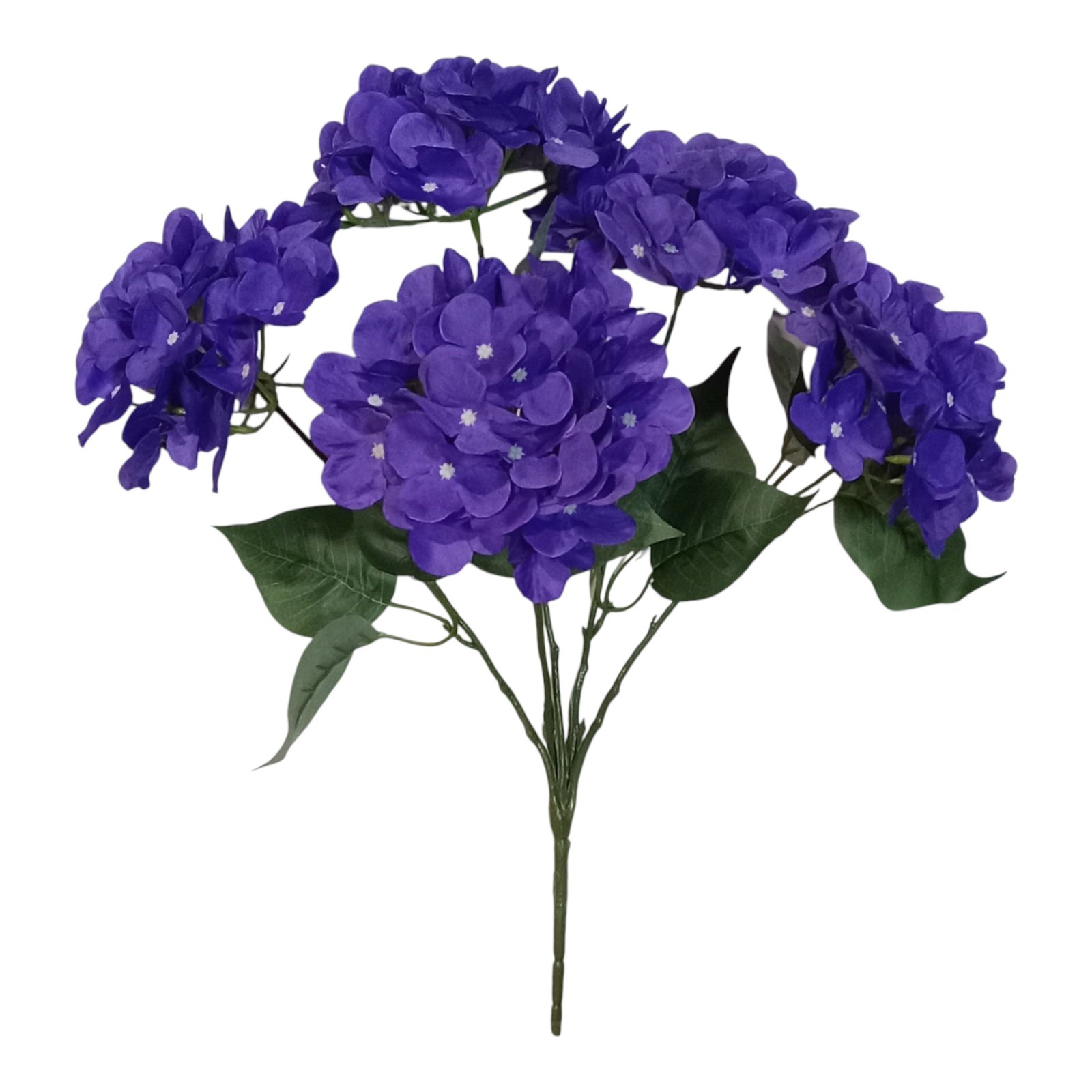 Lg Purple Hydrangea 19″ Bush Silk Flower General Home Decor Wedding #2267