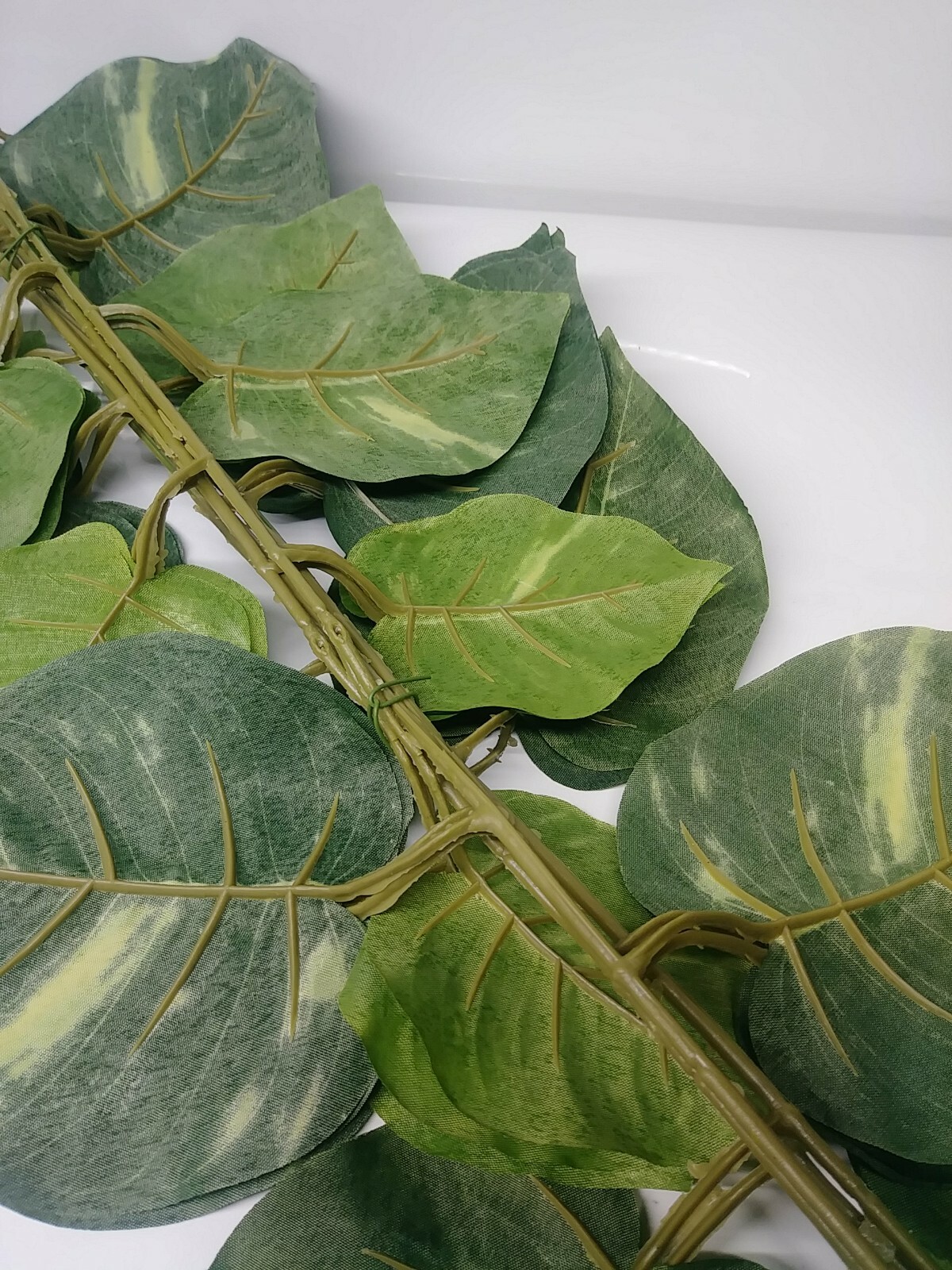 Admired By Nature Artificial Pothos Hanging Bush Plant Leaves for Home Office, …