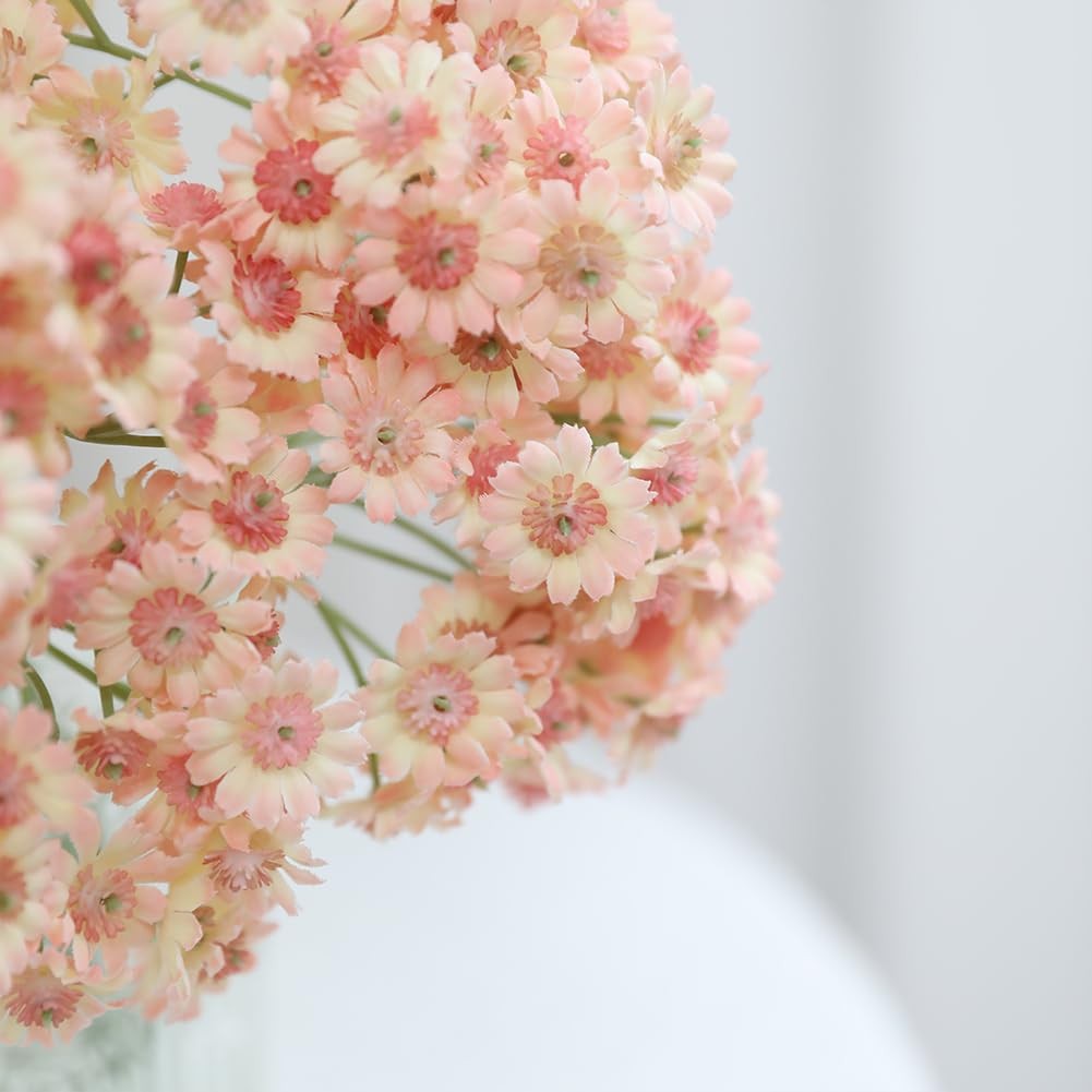 Artificial Daisy Flowers 10 Bundles,Fake Wildflowers with Stems for Wedding C…