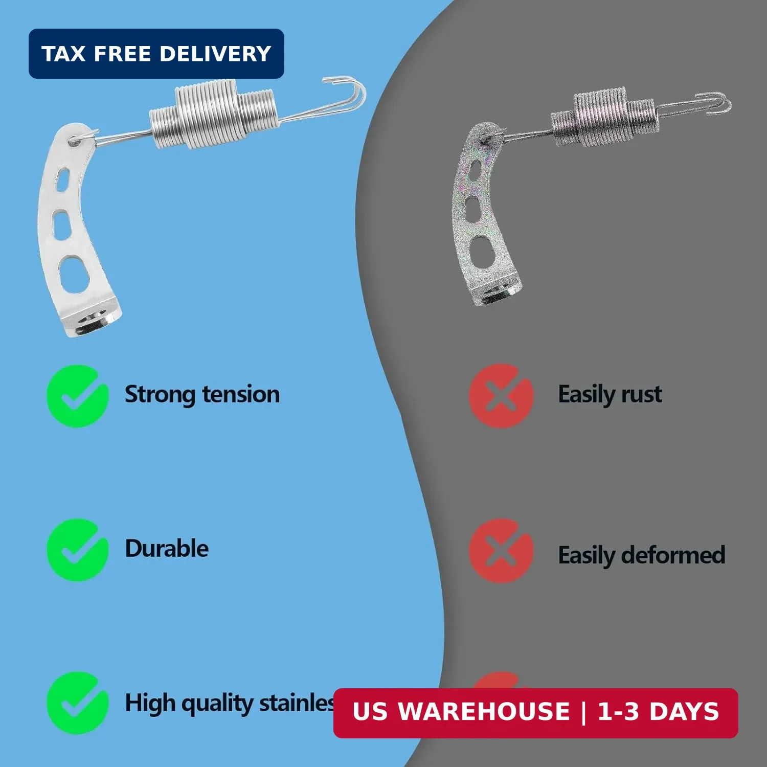 Carburetor Return Spring and Bracket Kit,Compatible with Most 5-1/8 Carburetor N