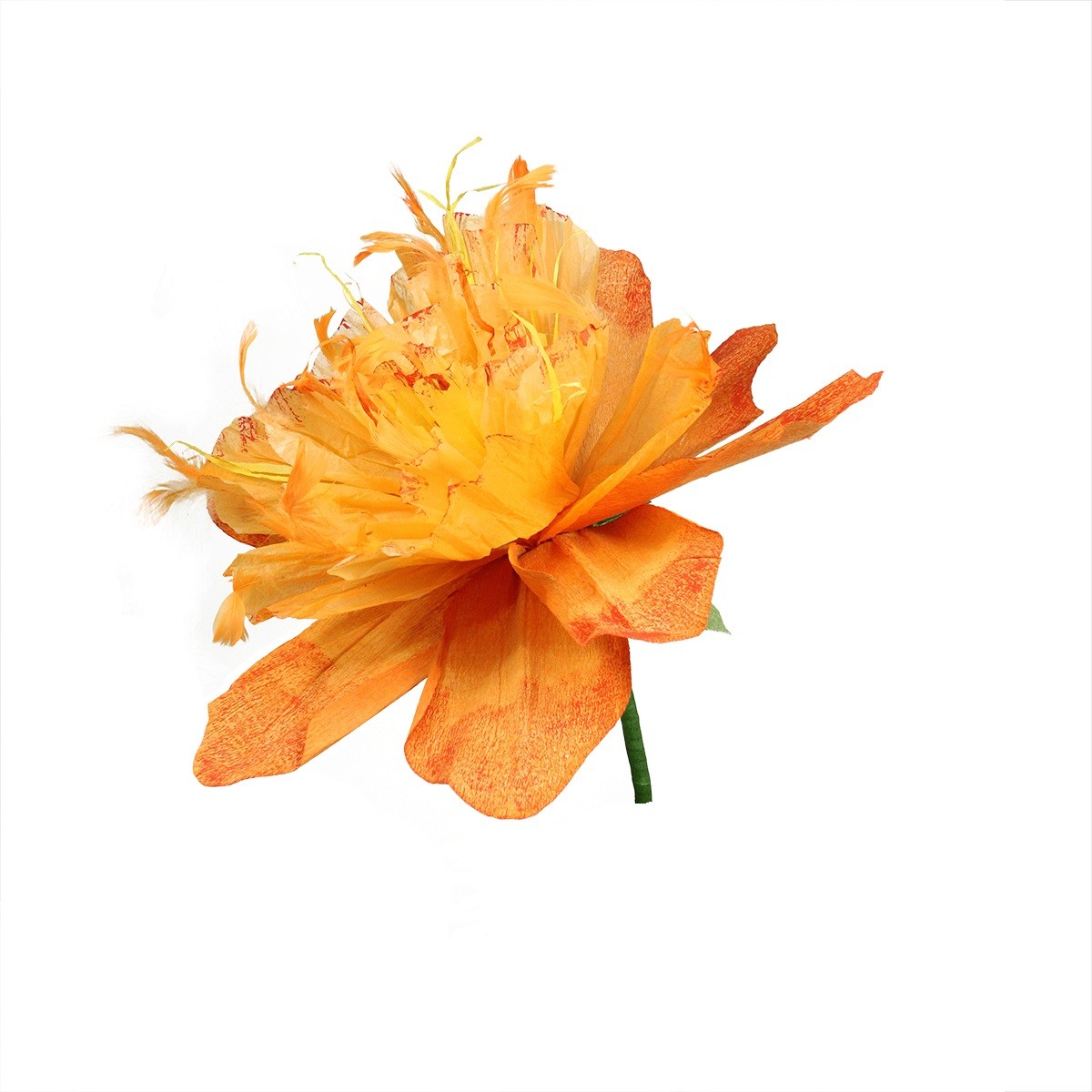 Northlight 26″ Orange and Green Decorative Spring Floral Artificial Craft Stem