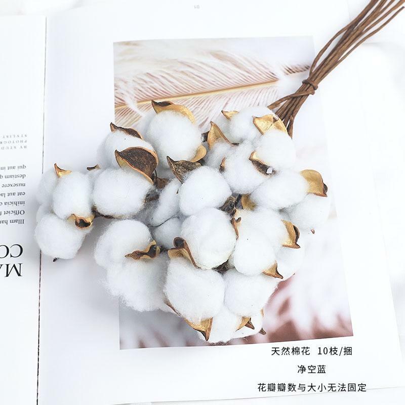 Natural Cotton Artificial Flower – 1 Piece