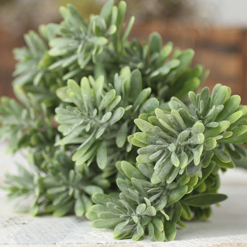 Package of 4 Small Artificial Shrub 9″ Floral Bushes