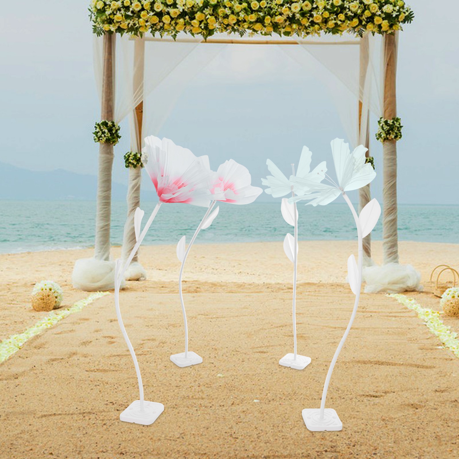 Wedding Giant Artificial Decoration Artificial Flower & Butterfly For Party NEW