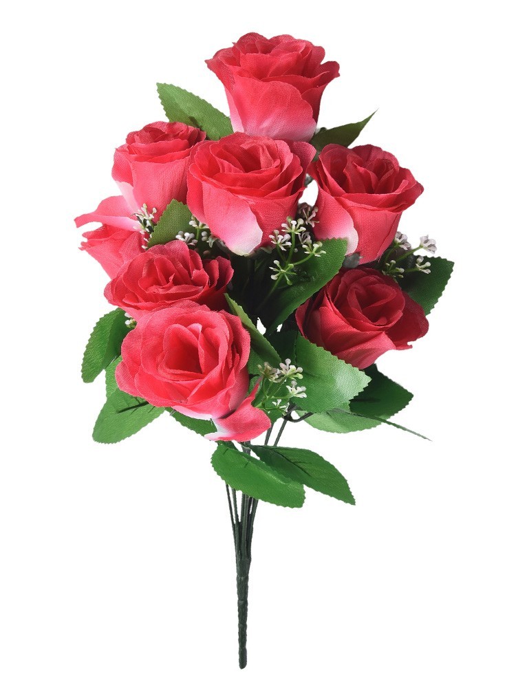 Festival Artificial Flower Simulated Flower Blue Milk White Red Rose Red