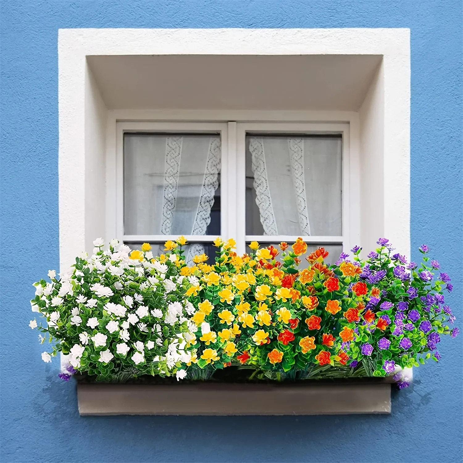 3/8Pcs Artificial Flowers for Home and Garden Decor – Realistic Simulation Flora