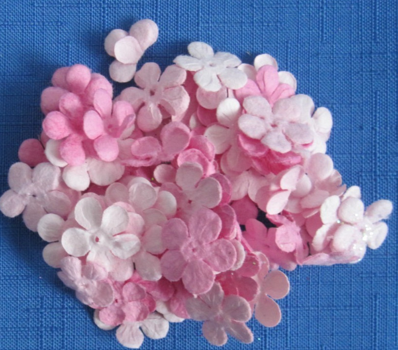 #1 Lot-14 Bags Used Mulberry Paper Flower Petals .5″-1″ Multiple Colors Sizes