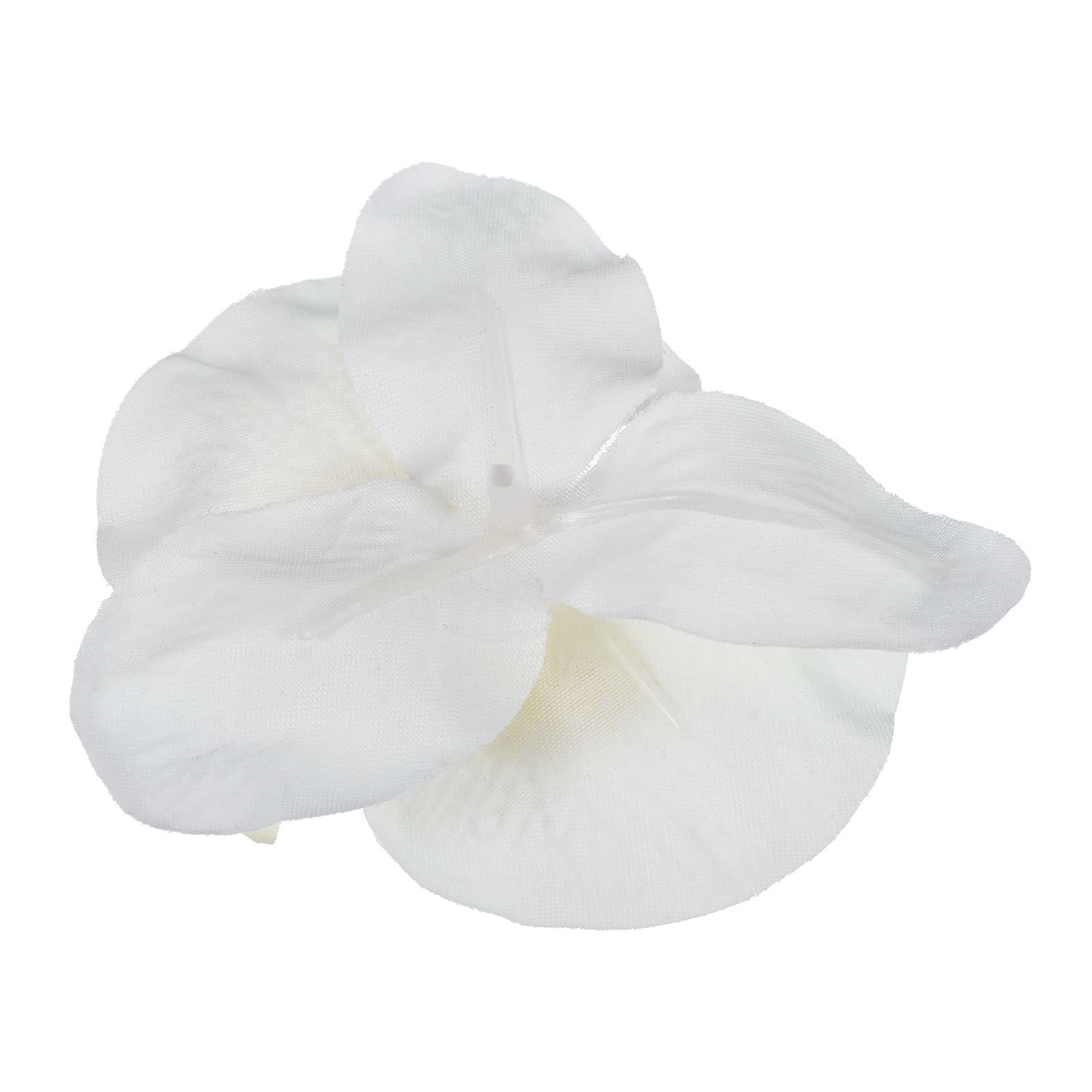 3.5″ Artificial Orchid Flower Heads, 20 Pack Silk Phalaenopsis Fake Butterfly…