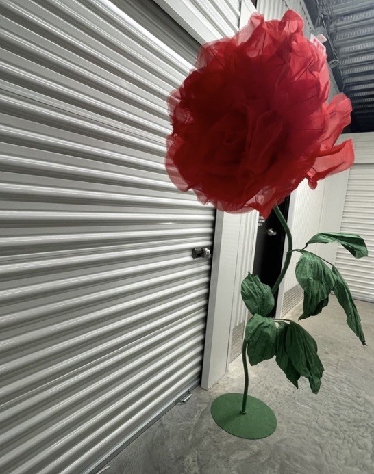 Large Artificial Red Rose Individual Flower Decoration for Home or Event Party