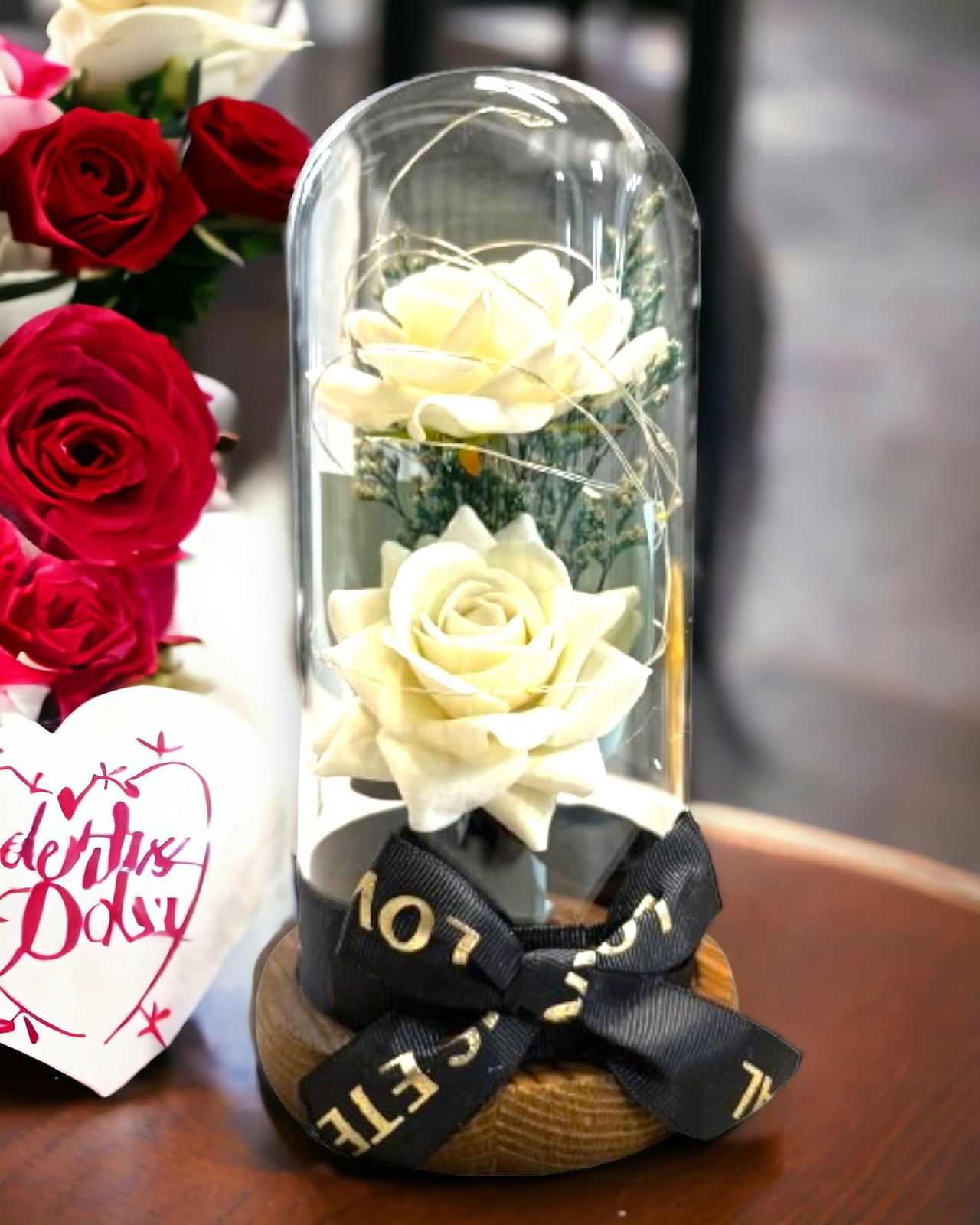 Preserved Rose Gifts for Women Forever Real Rose in Glass Dome Romantice Rose…