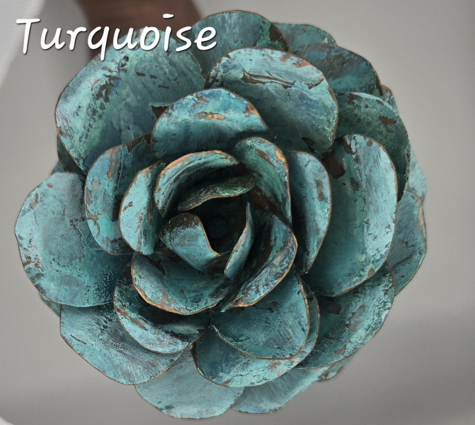 Copper Rose Handmade for Anniversary, Birthday, Housewarming Gift for Her