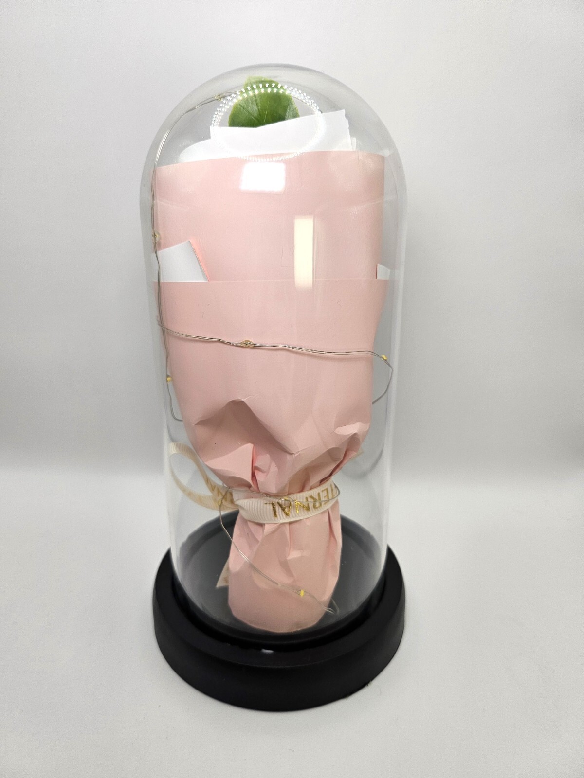 Immortal Rose Bouquet With LED Copper Wire String Light Perfect Gift Home Decor