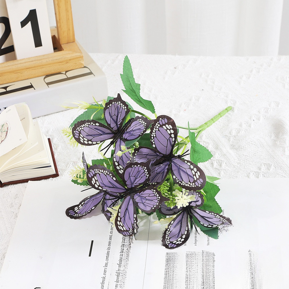 Artificial Butterfly Orchid Floral Arrangement for Commercial Space Decor