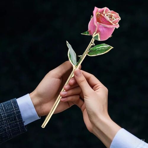 Mother’s Day Gift: 24K Gold-Dipped Real Eternal Rose – A Timeless Expression