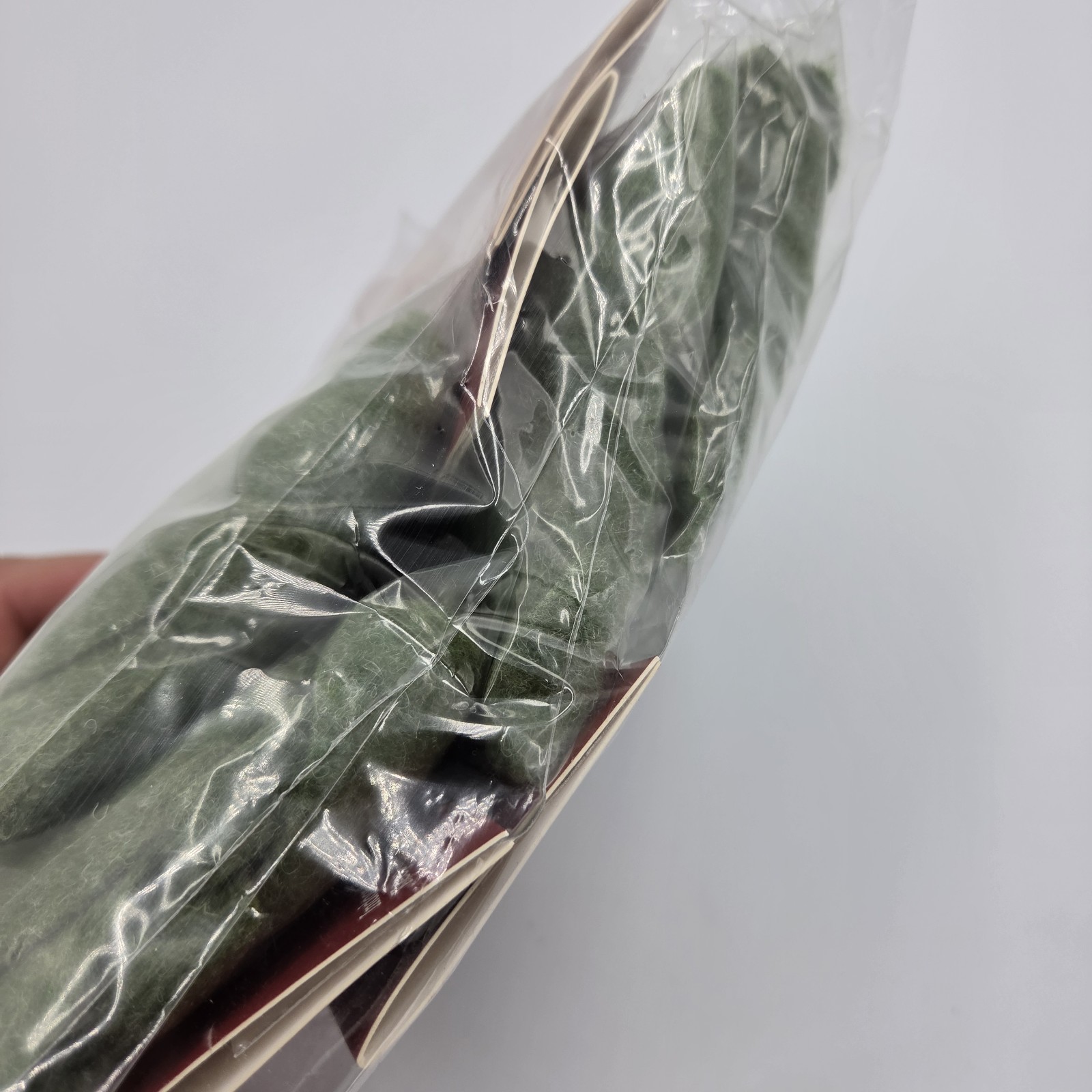 Spritz 4 Count Green Floral Leaves Soft Felt Table Garland Décor 3FT 4IN