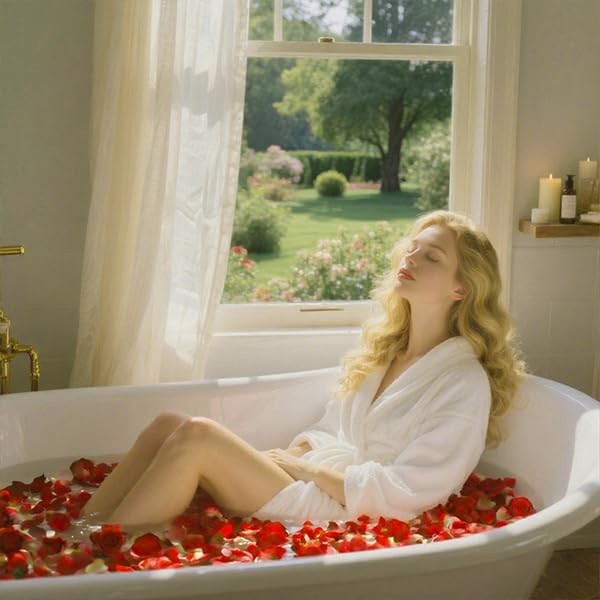 7.1 oz 200g Dried Rose Petals Bulk For Wedding Bath Confetti 40 Cups Red