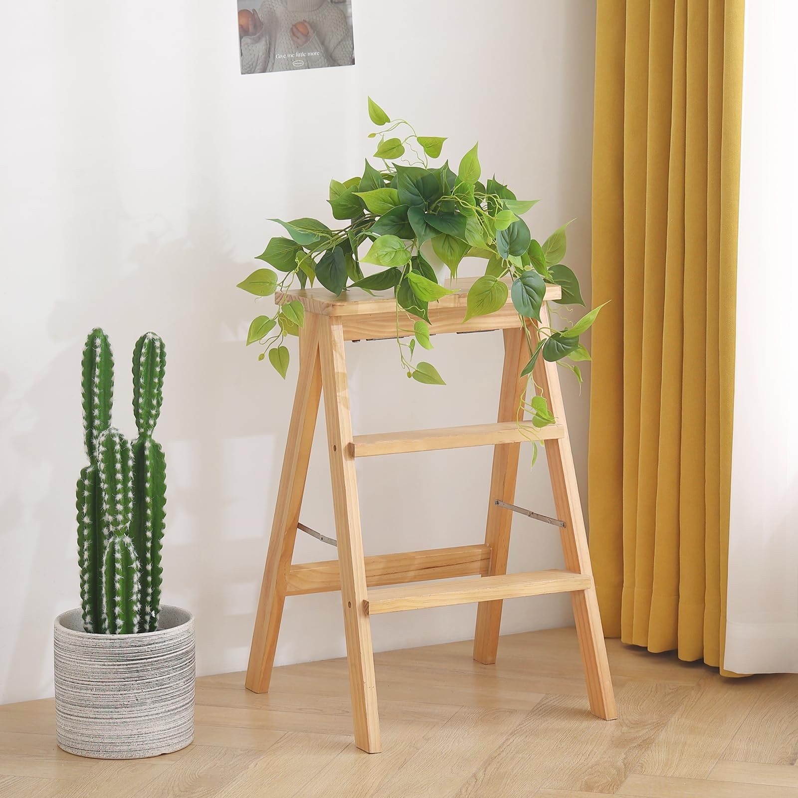 Realistic Artificial Pothos Plant in Pot – Perfect Faux Greenery for Desk, Shelf