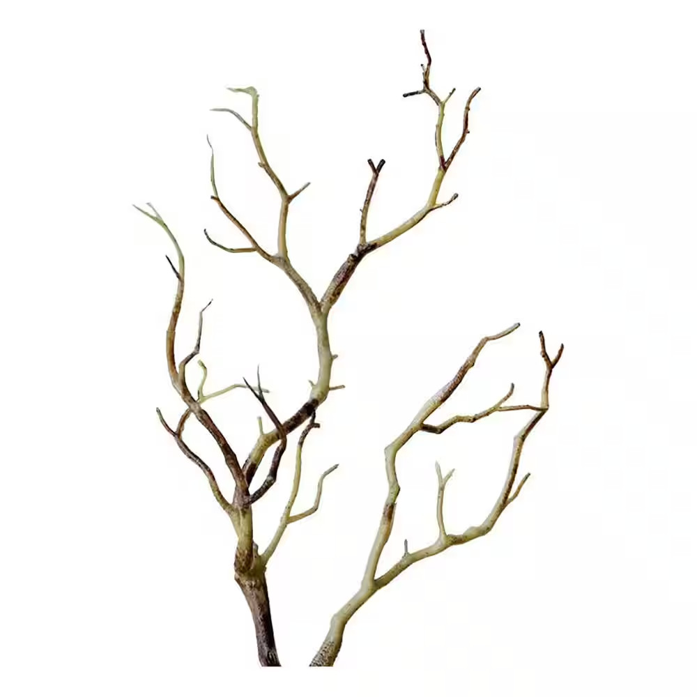3 In. Artificial Antler Dried Tree Branches Brown Decorative Witch Antler Plasti