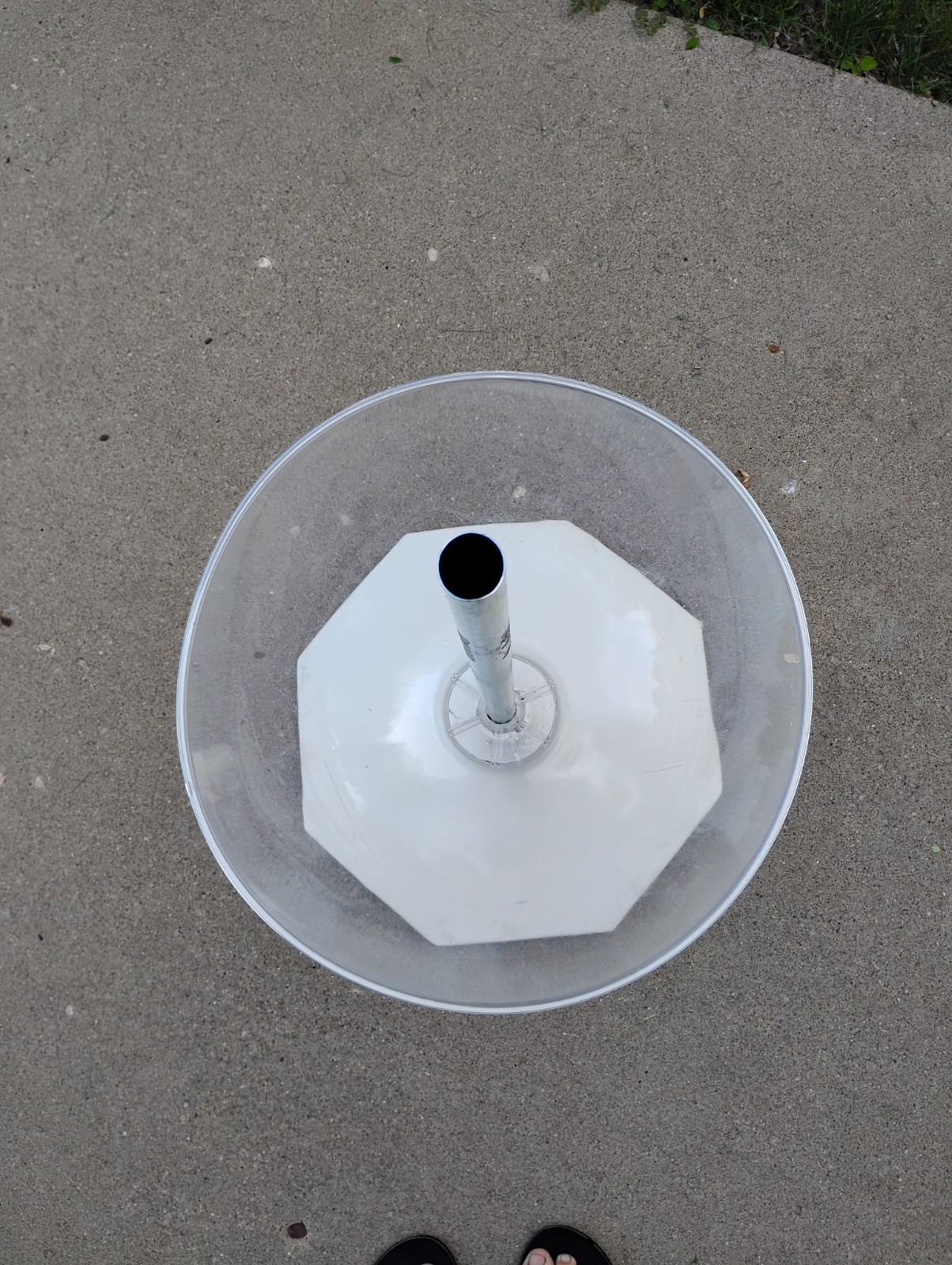 Vintage Mod Spaceage Terrarium Dome Floor Plant Stand Atomic MCM BASE ONLY