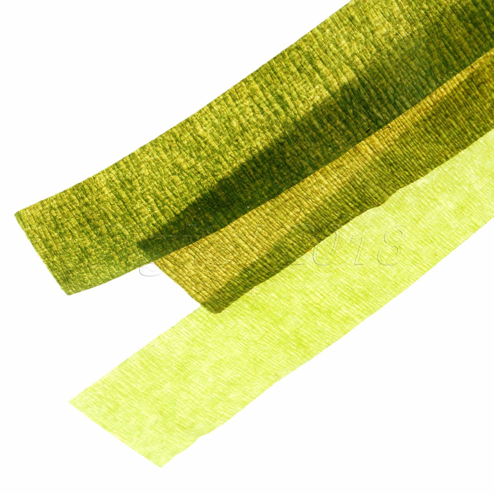 12mm Green Florist Floral Stem Tape Rose Flower Stamen DIY Wrinkle Paper Décor