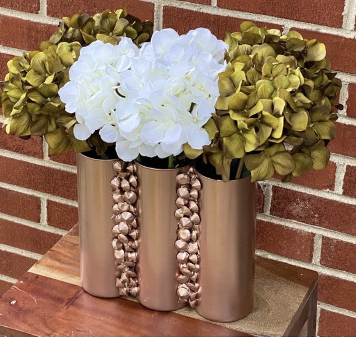 Handmade Custom Florals With Acrylic Gems Country Living Centerpiece