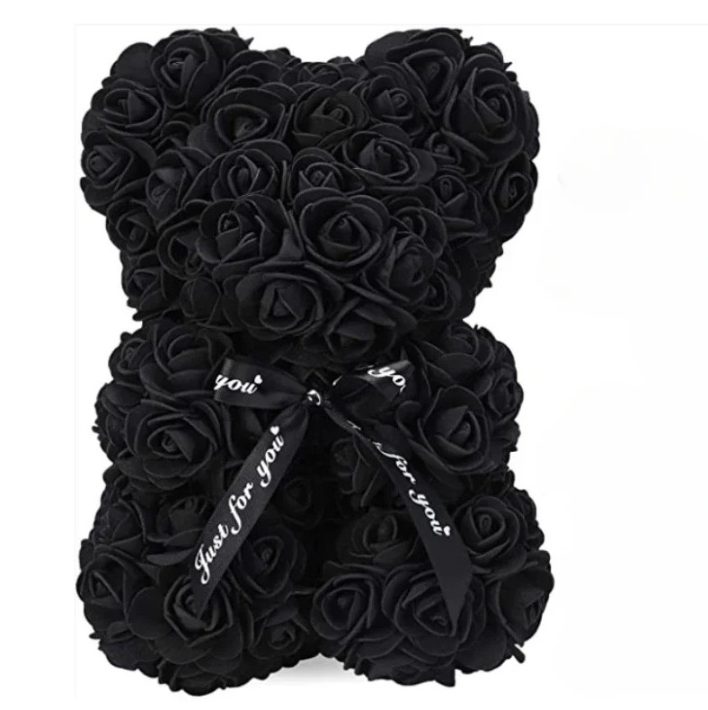 1pc Eternal Rose Teddy Bear Artificial Flower Romantic Gift Decoration – NEW