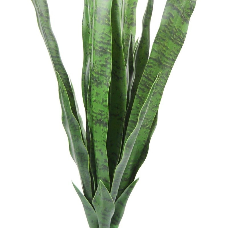 Artificial Snake Plant Lifelike Green Home Decor Durable Faux Plant Pack of 4 US