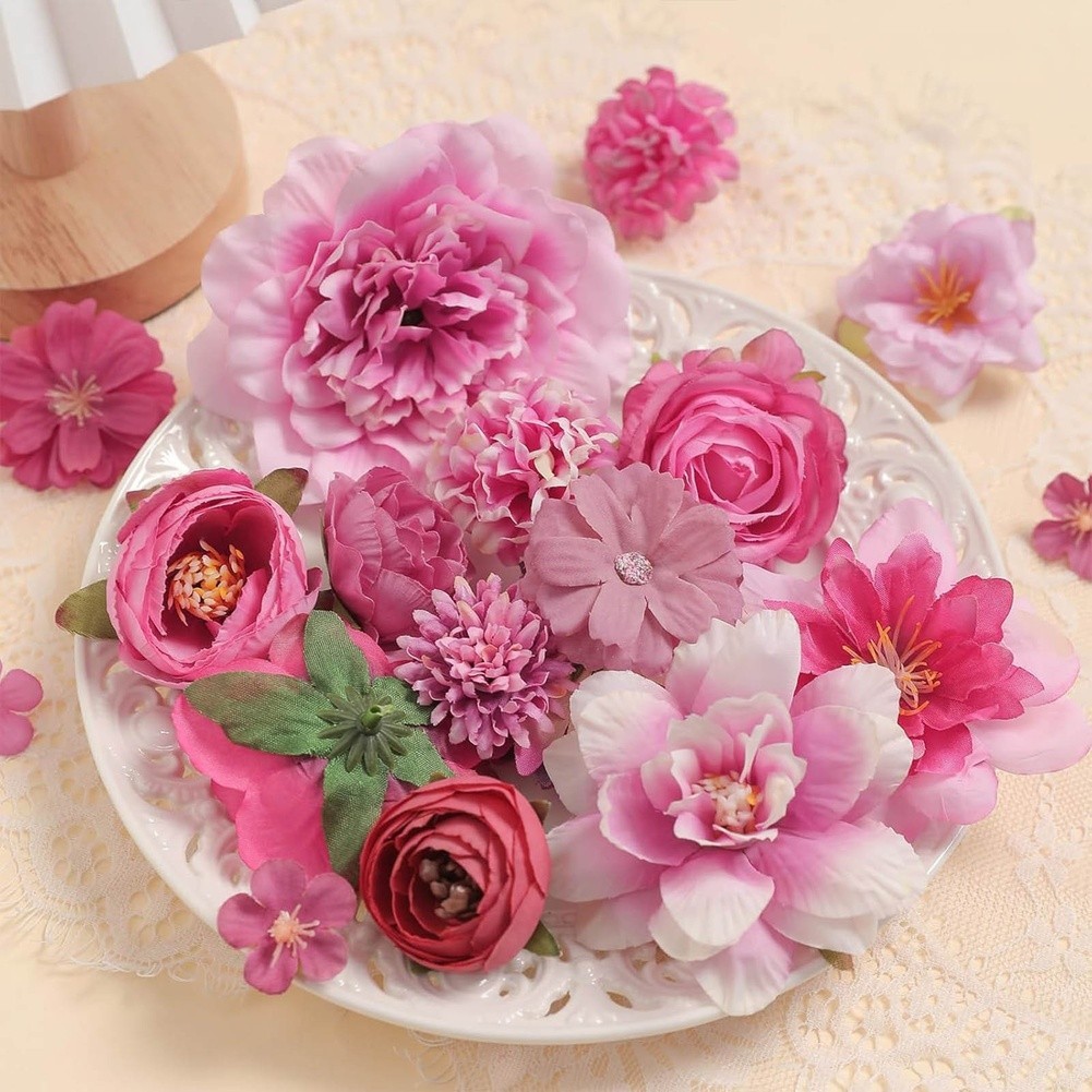 Embellishments Silk Flowers Fabric for buds Suitable For Embellishing