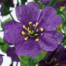 Artificial Faux Hanging Flowers Plants for Spring Outdoor Outside Decoration, 2