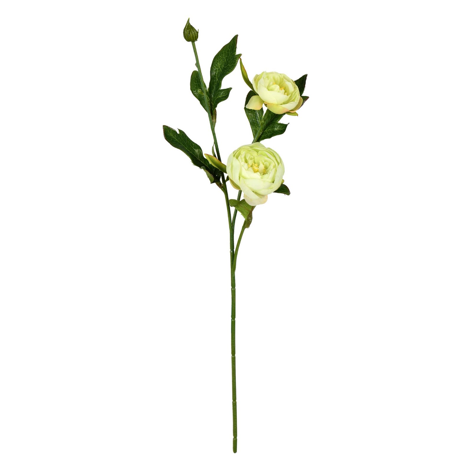 Vickerman 16″ Fabric Artificial Peony Spray in Lime Green (Set of 6)