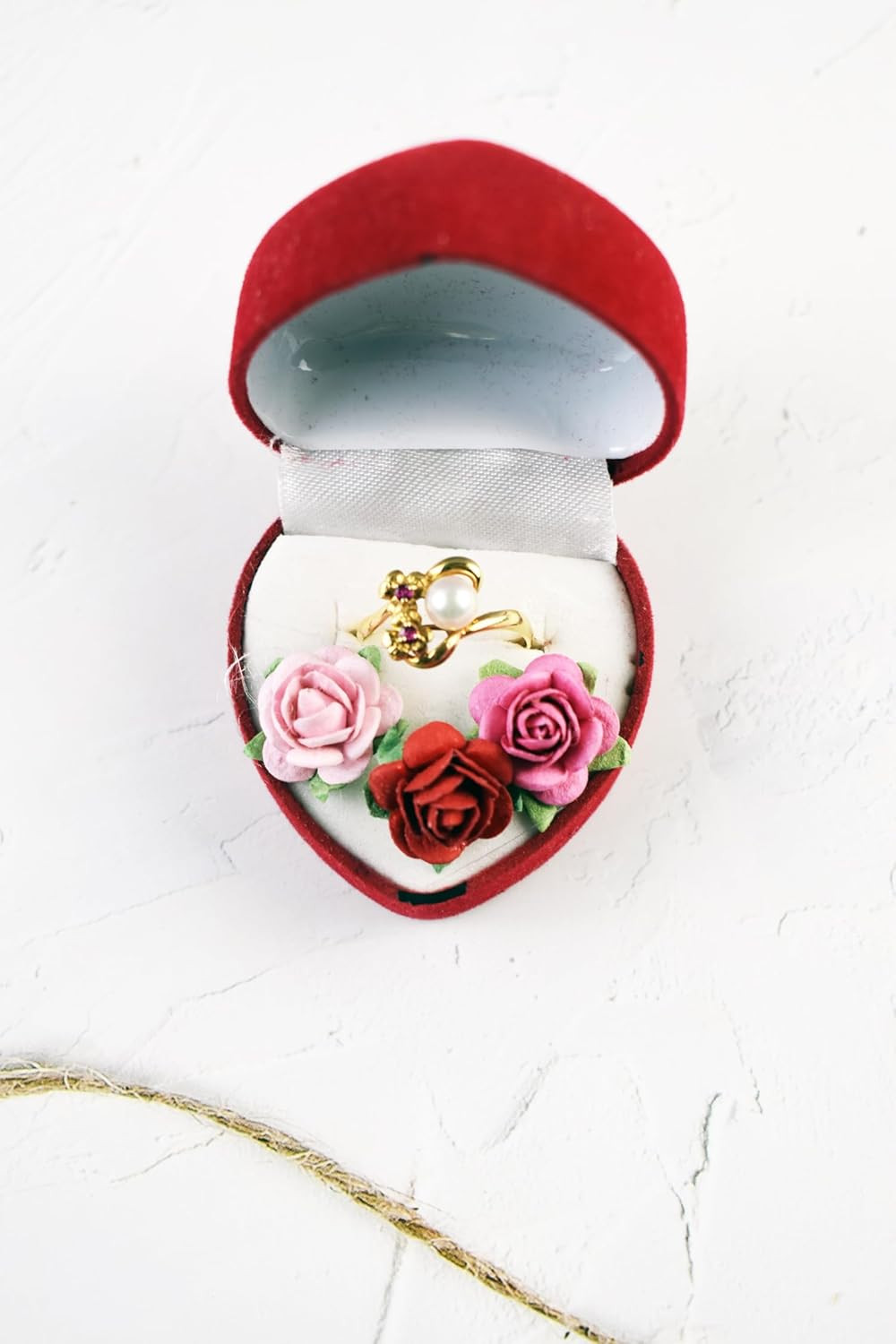 100 Pcs Mini Paper Flowers Artificial Roses Mixed Red Five Color Mulberry Paper