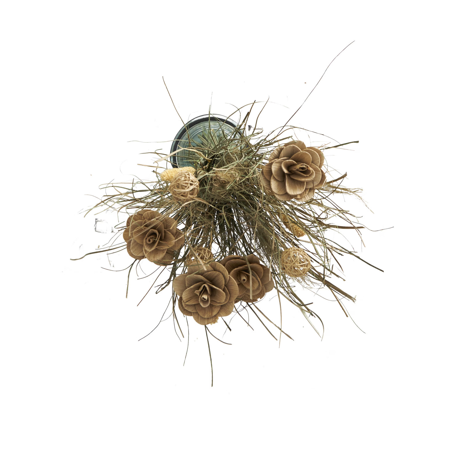41″ Handmade Tall Floral Bouquet Dried Plant Natural Foliage Grass Bouquet with