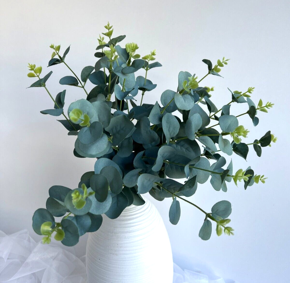 Eucalyptus Bush Australian Native Leaf Foliage Artificial Flowers greenery x 1