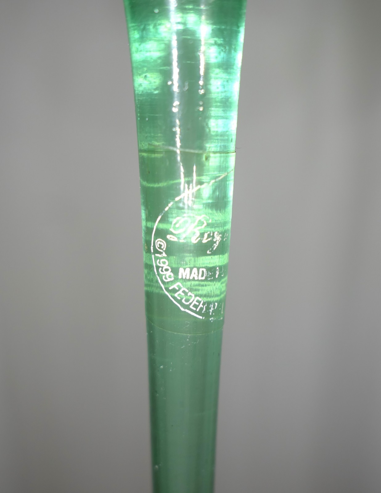 4 Art Glass Flowers Long Stem Czech Republic Royal Gallery Lilies Tulips 18″
