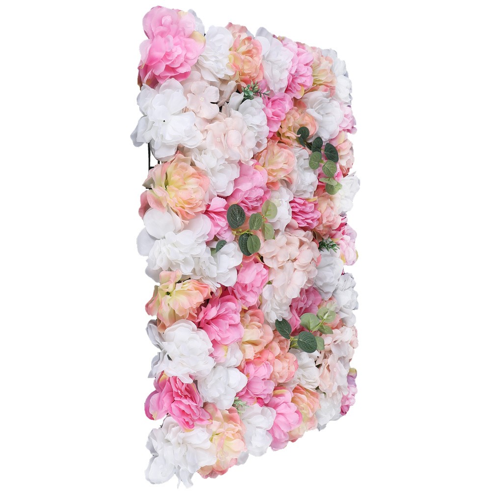 12Pcs Flower Wall Panels Artificial Flower Panels Fake Flower Wall Decoration